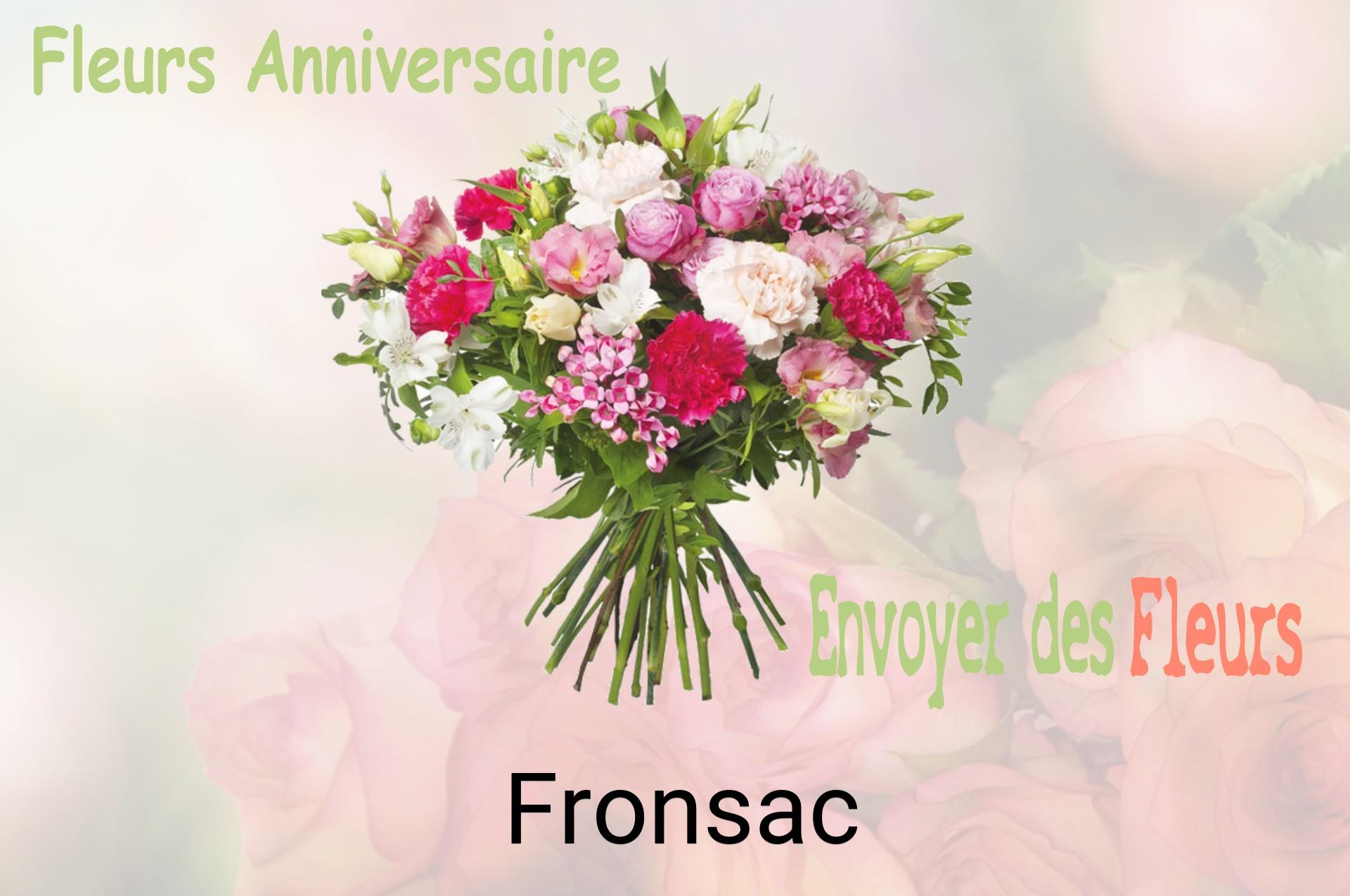 Bouquet de fleurs d’anniversaire livré à Fronsac